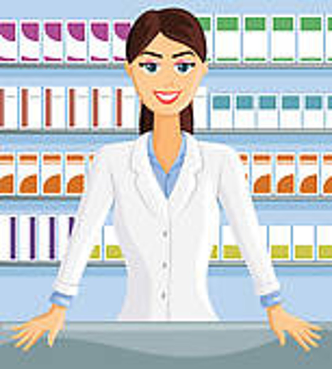 <p>pharmacist (f)</p>