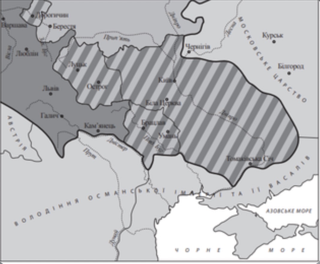 <p>Що позначають заштриховані території?</p><p></p>