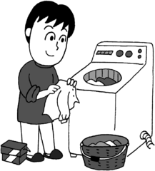 <p>giặt ủi</p>