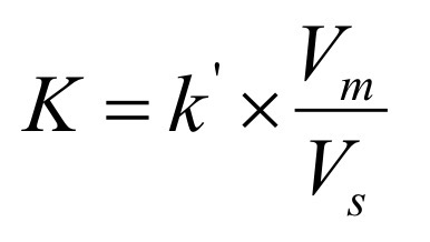 <ul><li><p><strong>Relates equilibrium distribution</strong> of analyte within the column <strong>to the thermodynamic coefficient, k’</strong></p></li></ul><ul><li><p>The ratio of volumes of the mobile and stationary phases is called <span>β (Openness of the column)</span></p></li></ul><p></p><p></p>