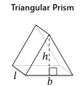 <p>Volume of a Triangular Prism</p><p>V = ?</p>