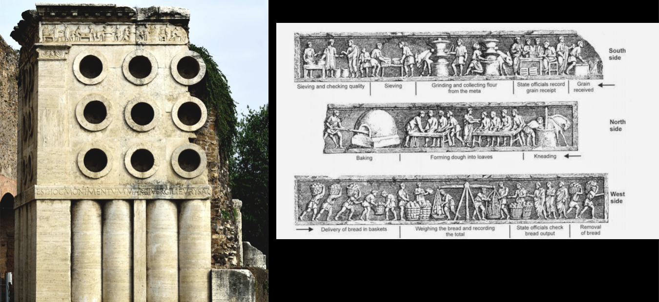 <p>Tomb of Marcus Vergilius Eurysaces and Atistia</p>