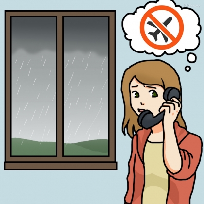 <p>call something off</p>
