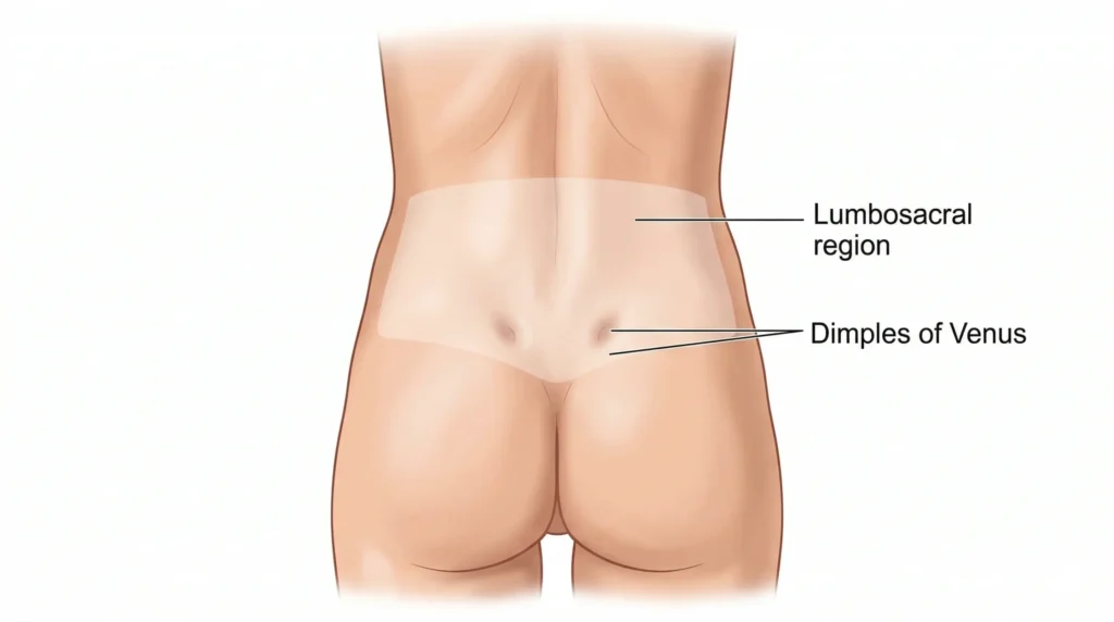 <p>Dimples of venus are at the level of…?</p>