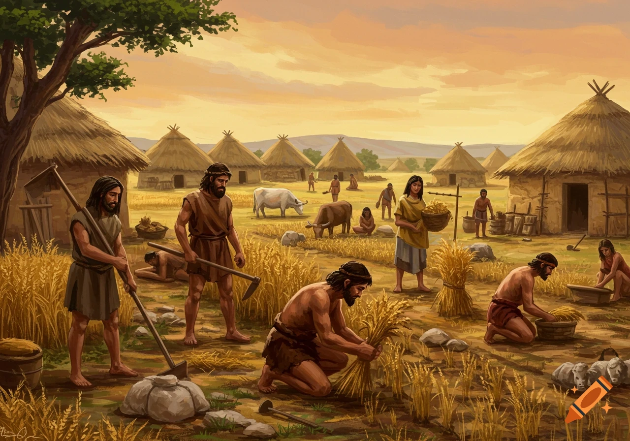 <p>Grain Gathering</p>