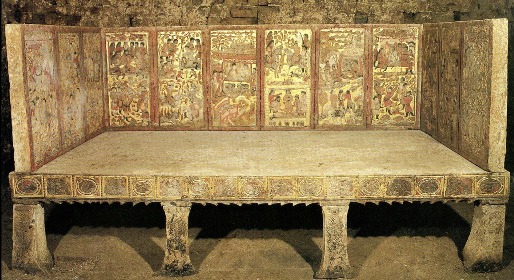 <p>Funerary Bed of An Jia</p>