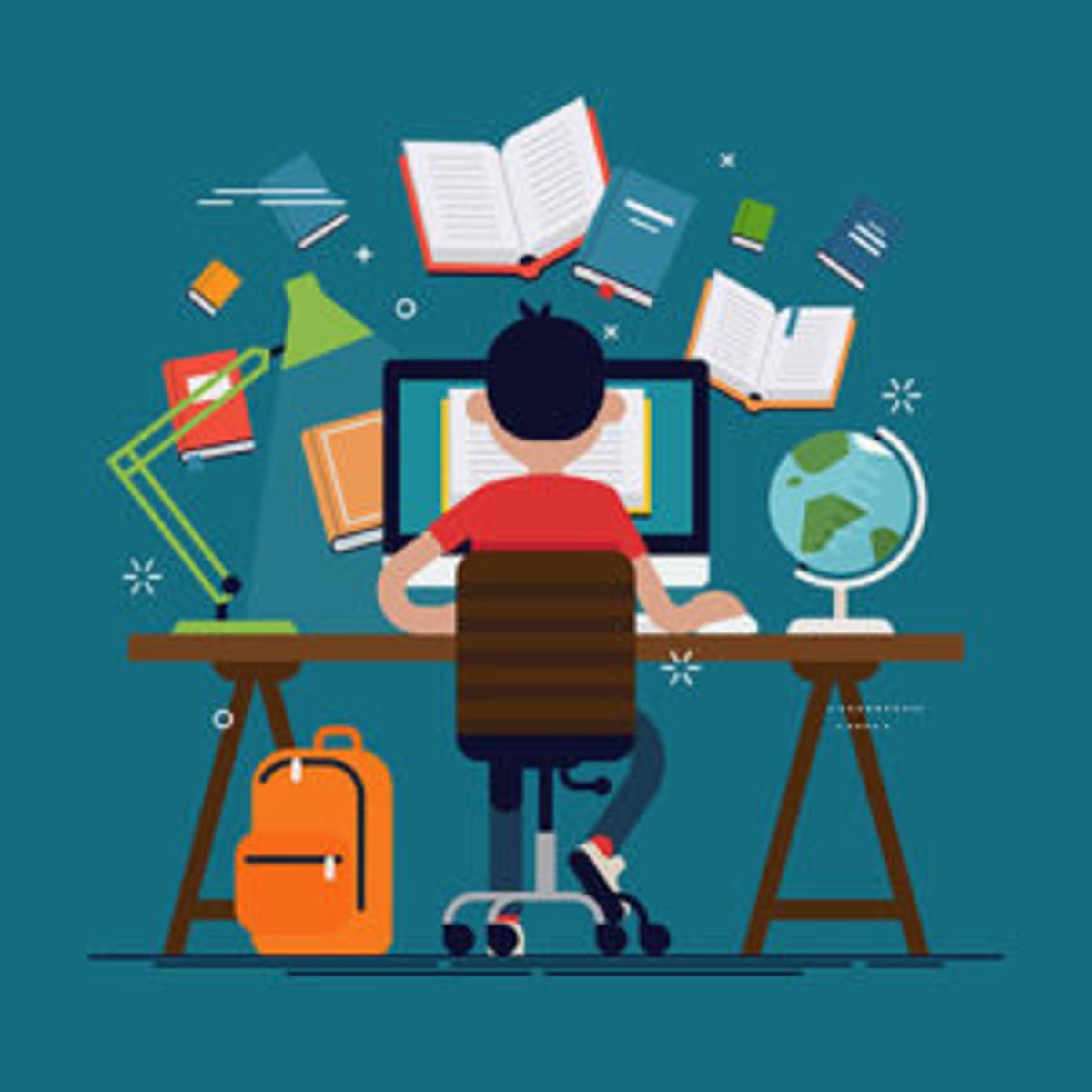 <p>(noun) work done by students during a course of study.</p>