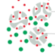 <p>The matrix is full of porous beads. Proteins that are small enough to enter the holes in the beads travel more slowly through the column.</p>