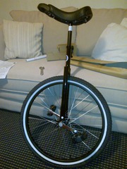 <p>A bike that has only one wheel.</p>