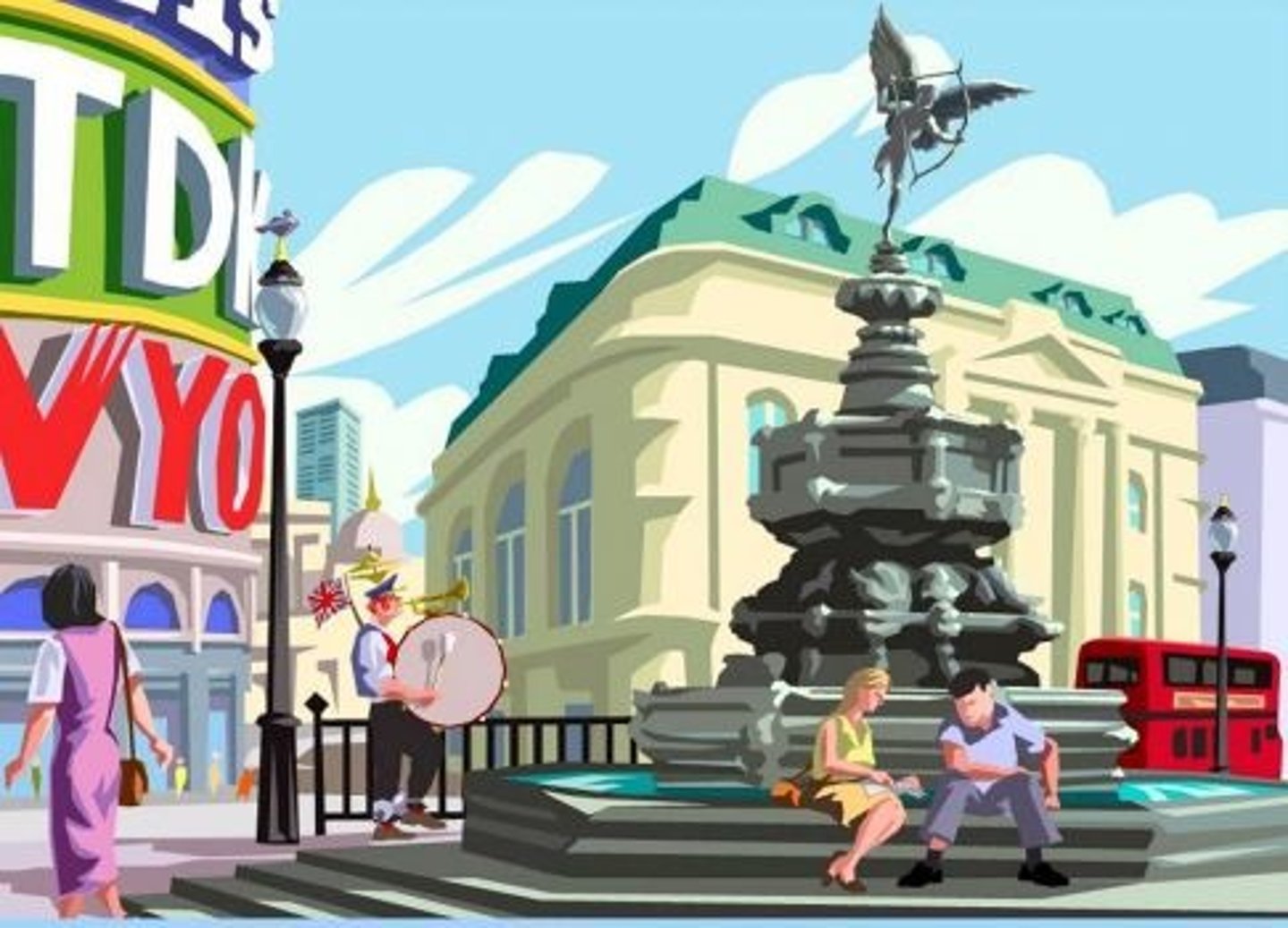 <p>la estatua</p>