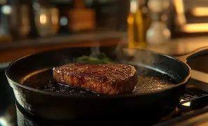 <p>Browning the surface of food quickly, using high heat.</p>