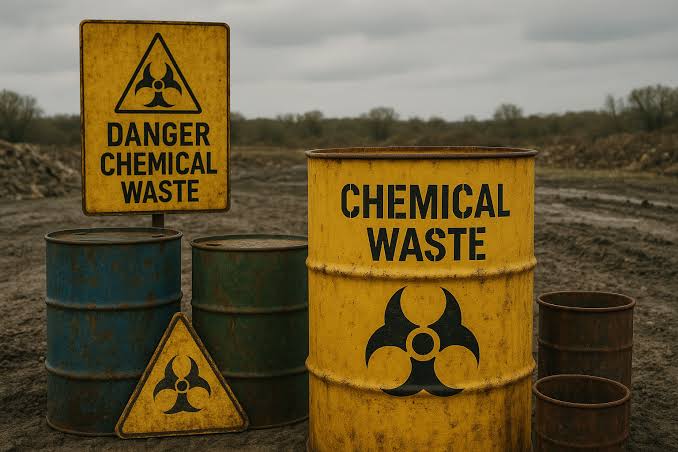 <p>chemical waste [ˈkemɪkl <span>weɪst]</span></p>