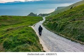 <p>follow the path</p>