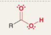 <p>Oxygen bonded with carbon the carbon is bonded to an R and a Oxygen bonded to a hydrogen</p>