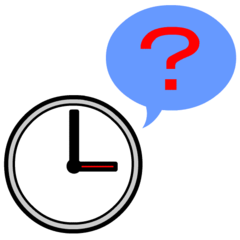<p>about what time</p>