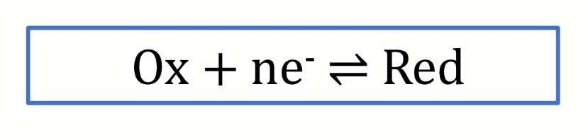 <p>equation for K<sub>redox</sub></p>