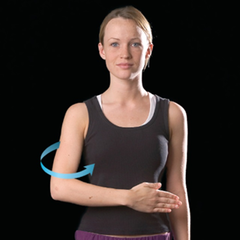 <p>rotation of bone toward body's midline</p>