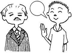 <p>đề cập chuyện gì đó</p>