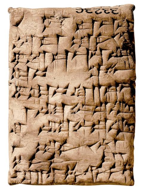 <p>Babylonian deed of sale, c. 1,750 BCE, British Museum, London</p>