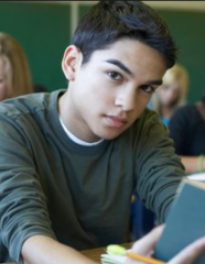 <p>middle school student (m)</p>