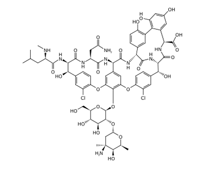 <p>a. Cycloserine</p><p>b. Fosfomycin</p><p>c. Vancomycin</p><p>d. Bacitracin</p><p>e. Teicoplanin</p>
