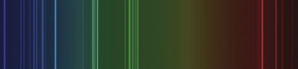 Line emission spectrum of strontium