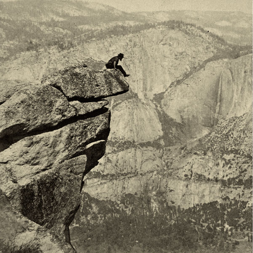 <p><strong>"Muybridge on Contemplation Rock"</strong><span> or </span><strong>"Self-Portrait on Contemplation Rock"</strong></p>