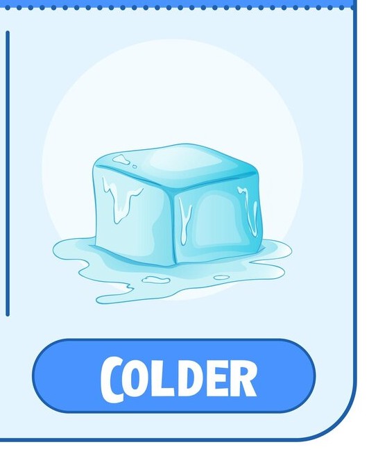 <p>Colder </p>