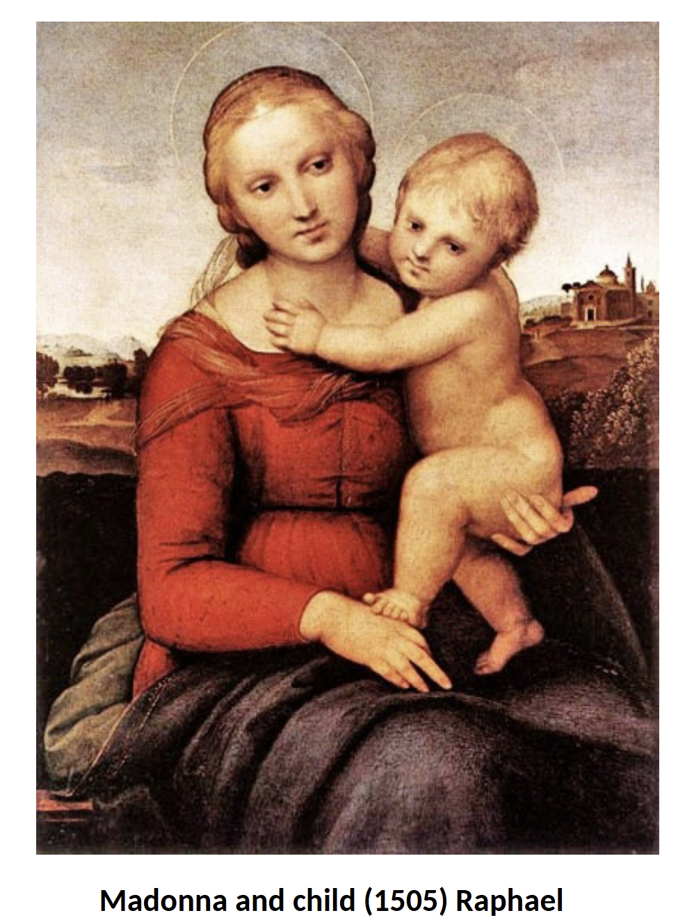 <p>Mother Mary + culturally depicting motherhood</p>