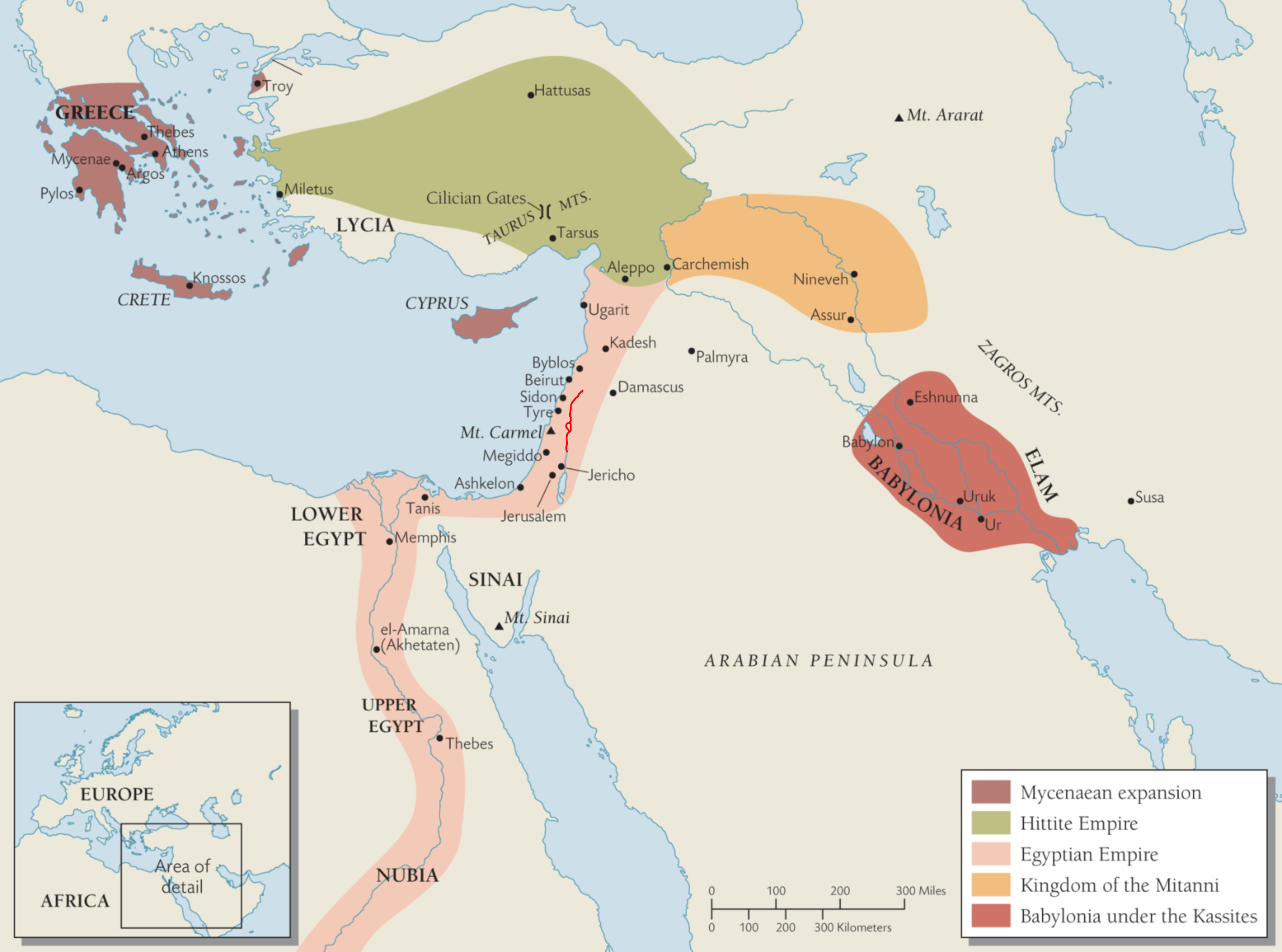 <p>The red selected body of water in this map is the</p>