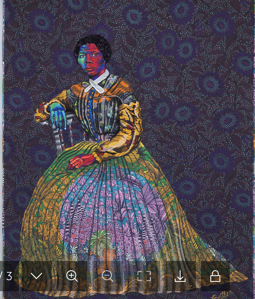 <p>2.21 - <span style="background-color: transparent; font-family: "Century Gothic", sans-serif;"> <u>I Go to Prepare a Place for You by Bisa Butler, 2021</u></span></p>