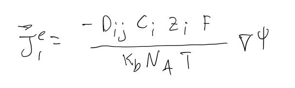 <p>[Quiz 2 - Lecture 9] how does a small diffusion coefficient affect flux due to an electric field? if temperatue was constant</p>