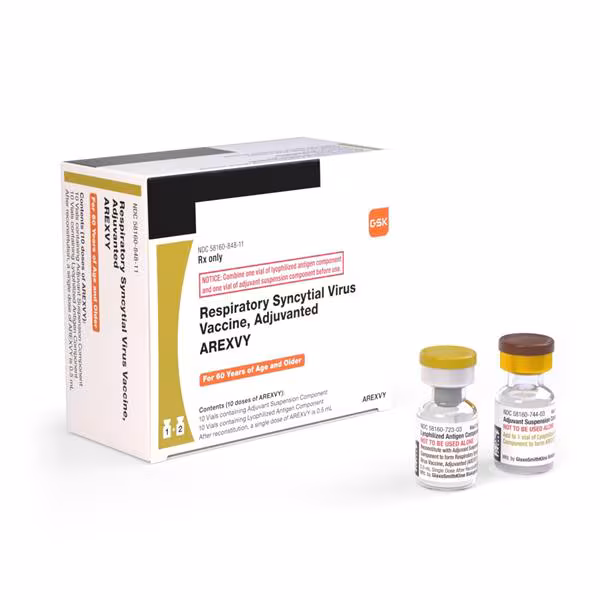 <p>60 + years old</p><p>18 - 59 years old at increased risk (ex: COPD)</p><p>Do NOT use in pregnancy use the other one (Abrysvo)</p><p>Reconstitute</p><p>Recombinant protein</p>