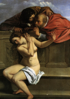 <p><span style="color: green;">Susanna &amp; The Elders - Gentileschi</span></p>