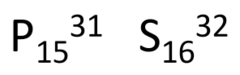 <p>Is this an isotope, isobar, or isotone?</p>