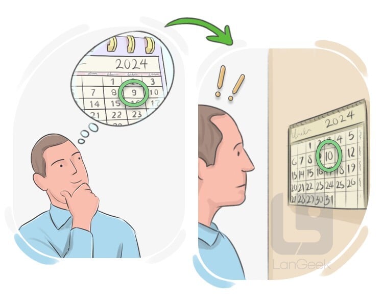 <p>اشتباه کردن</p>