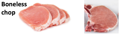 <p>Boneless chop</p>