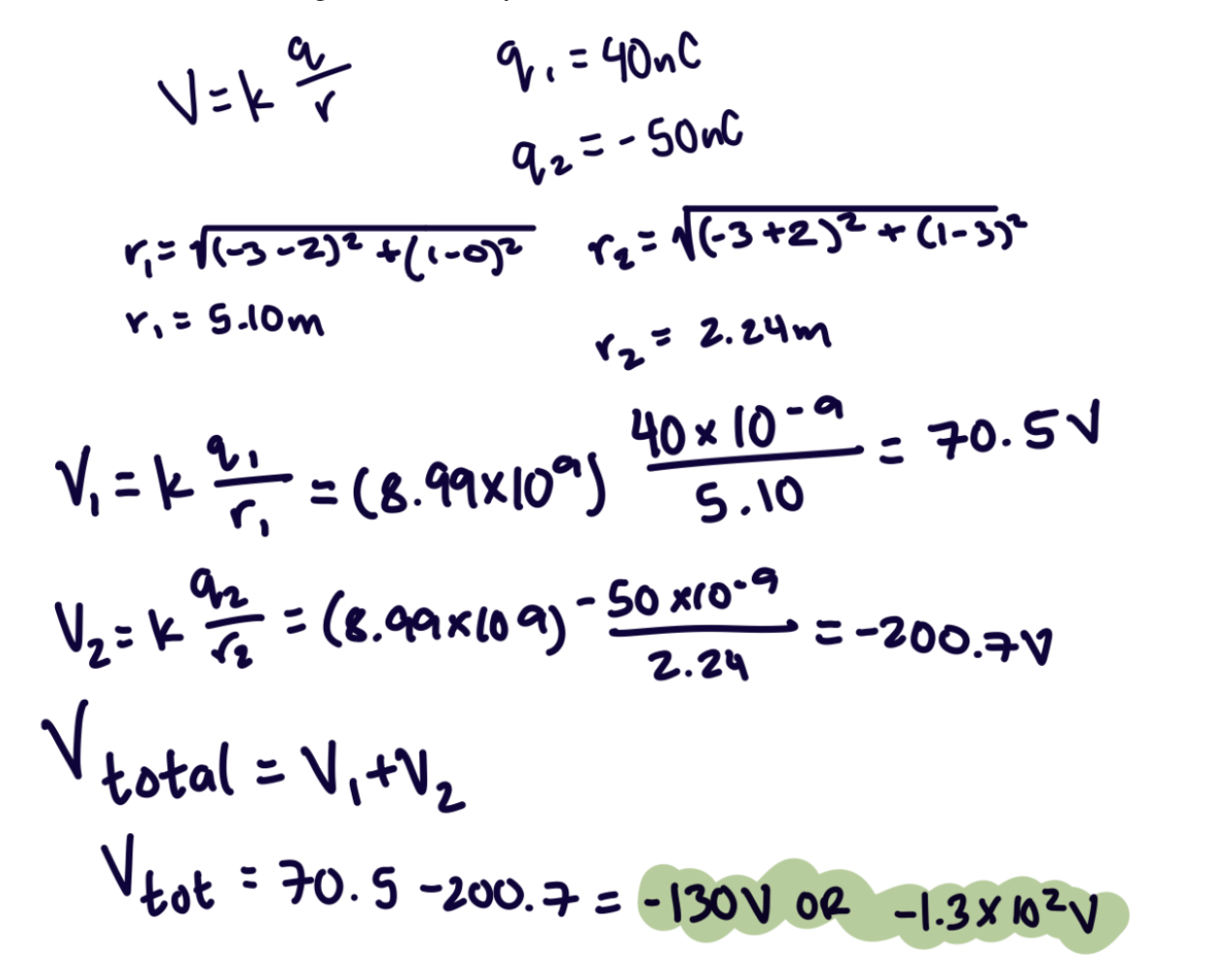 <p>-130V</p>