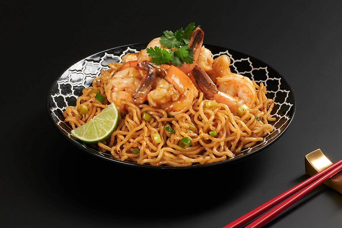 <p>Longlife Noodles &amp; Prawns</p>