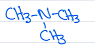 <p>1+ organic groups bonded to N</p>