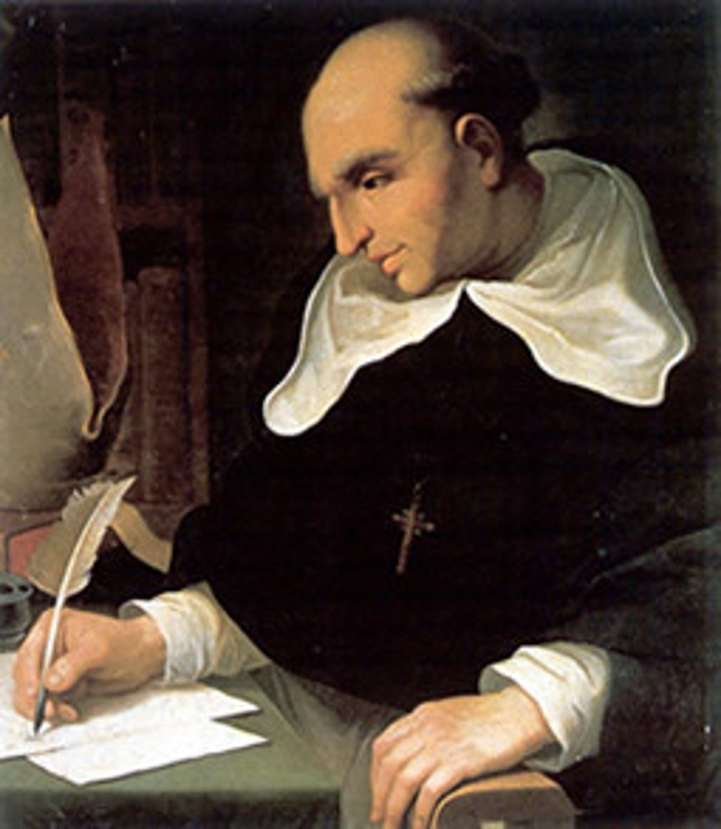 <p>A 16th century Dominican priest who wrote about the injustices of Spanish rule; he argues that Indians were rational beings and that Spain had no grounds to deprive them of land and freedom.</p>