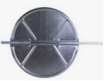 <p>Damper Blade w/ 3/8" Rod</p>