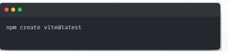 <p>This command tells npm to use Vite to create a new frontend project. <br></p><p>Vite is a modern build tool that helps developers create React applications faster and with less configuration.</p>