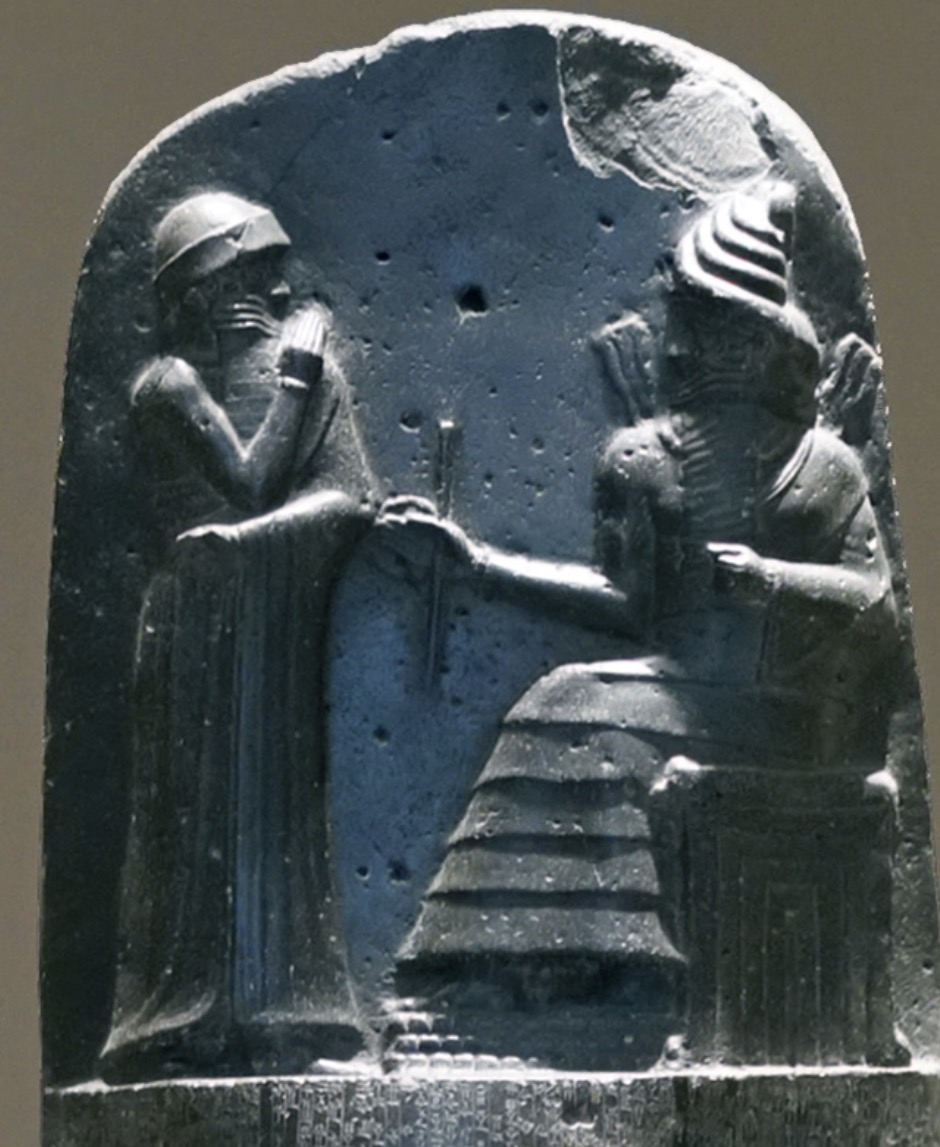 <p>The Stele Code of Hammurabi</p>