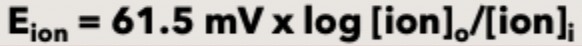 <p>Nernst Equation</p><p></p>