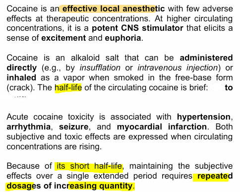 <p><strong><u>Toxicology of therapeutic drugs: cocaine</u></strong></p>