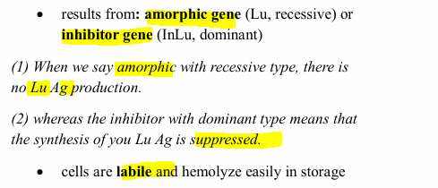 <p><strong><u>Lutheran Blood Group Phenotype</u></strong></p><ul><li><p><strong>loose-mixed field agglutination pattern</strong></p></li></ul><p></p>