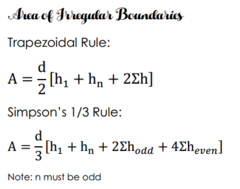 <p>- Trapezoidal Rule</p><p>- Simpson's Rule 1/3</p>