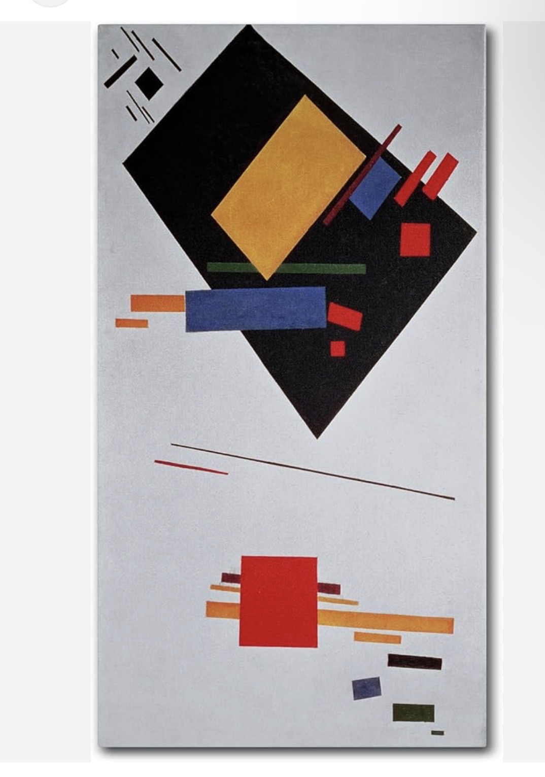 <p>Kazimir Malevich ( suprematic ) modernismo</p>