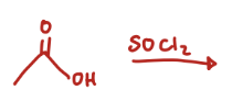 <p>Carboxylic Acid + SOCl2</p>